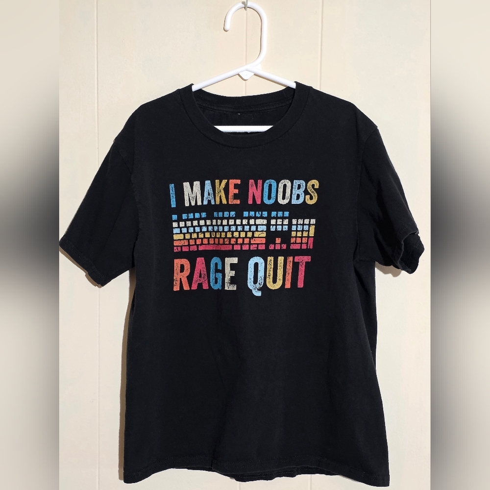 Amazon Black Kids T-Shirt with Colorful Text Design